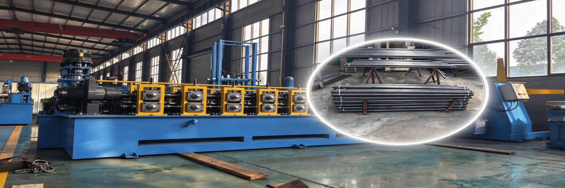 Split Set Friction Bolt Roll Forming Machine