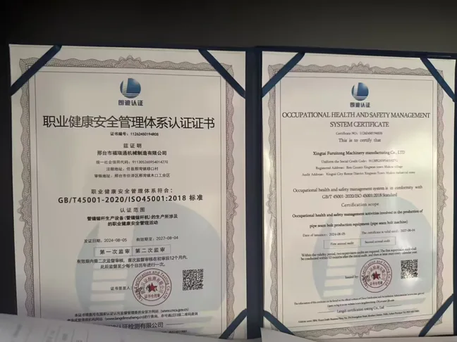 Company certificate 1