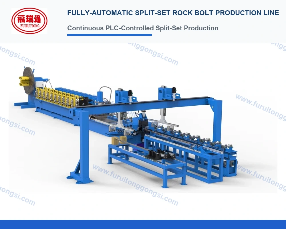 Fully-Automatic Split-Set Rock Bolt Production Line